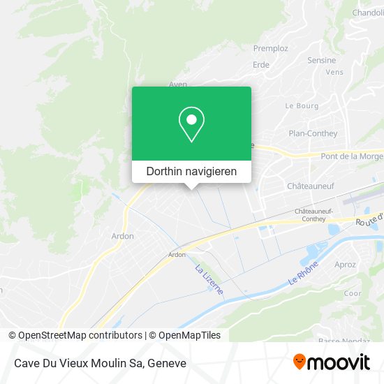 Cave Du Vieux Moulin Sa Karte