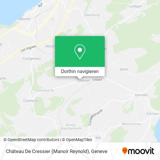 Château De Cressier (Manoir Reynold) Karte