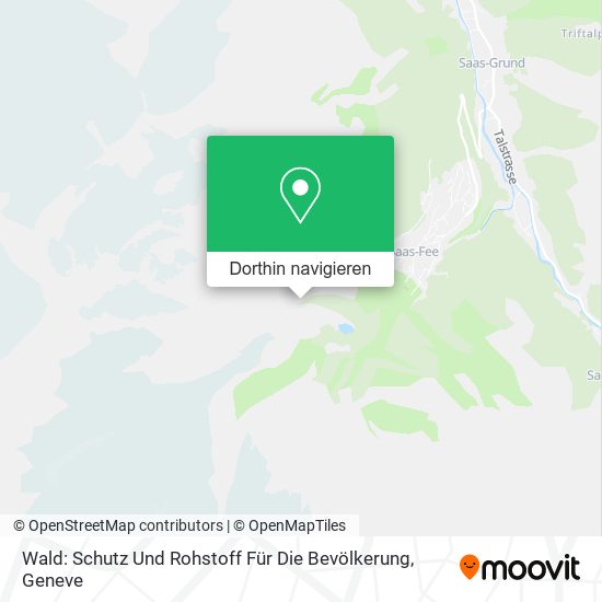 Wald: Schutz Und Rohstoff Für Die Bevölkerung Karte