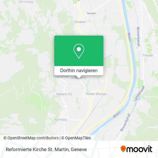 Reformierte Kirche St. Martin Karte