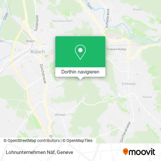 Lohnunternehmen Näf Karte