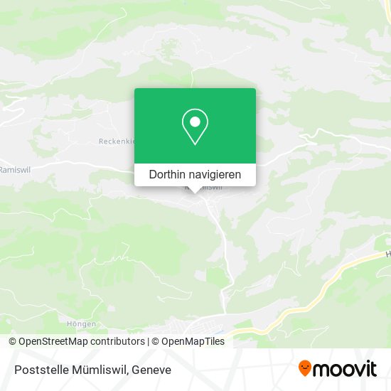 Poststelle Mümliswil Karte