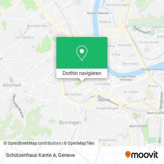 Schützenhaus Kante A Karte