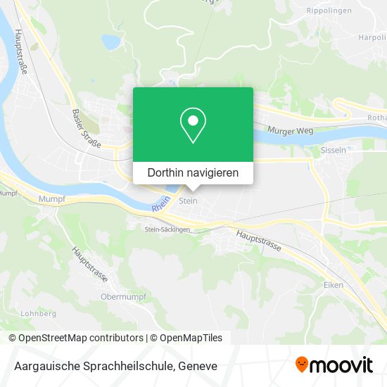 Aargauische Sprachheilschule Karte