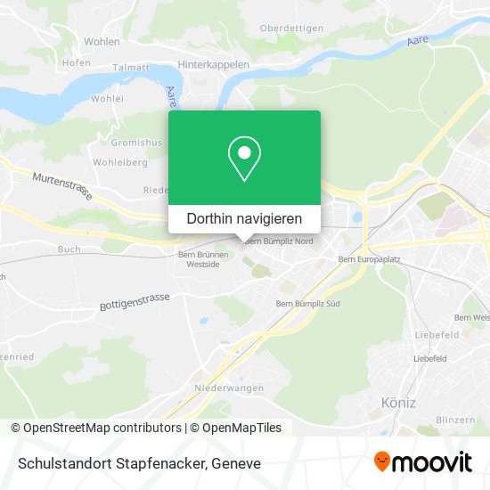 Schulstandort Stapfenacker Karte