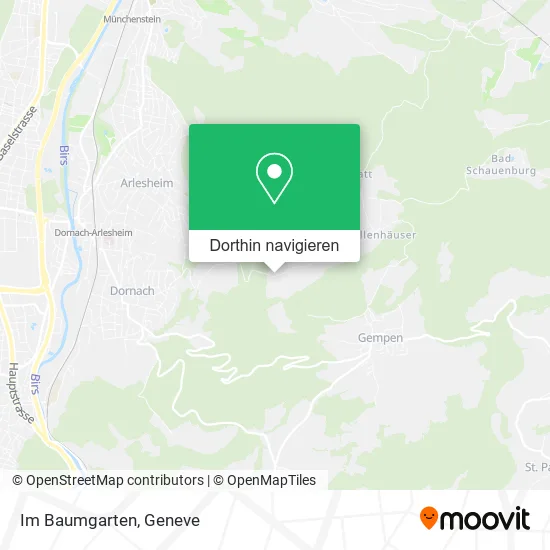 Im Baumgarten Karte