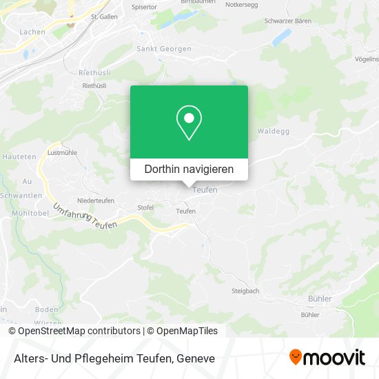 Alters- Und Pflegeheim Teufen Karte