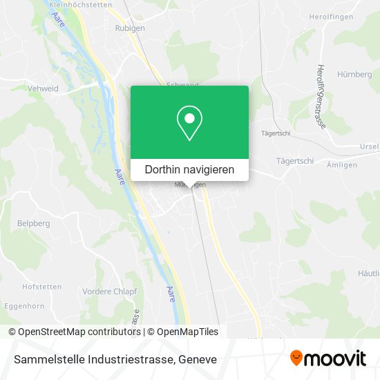 Sammelstelle Industriestrasse Karte
