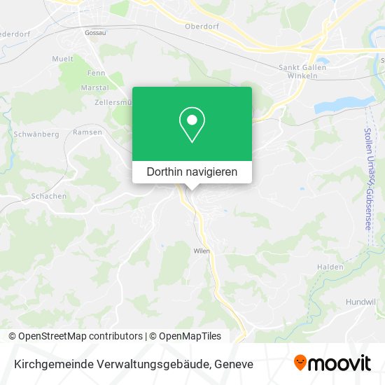 Kirchgemeinde Verwaltungsgebäude Karte