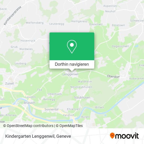 Kindergarten Lenggenwil Karte