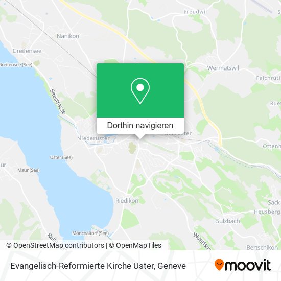 Evangelisch-Reformierte Kirche Uster Karte