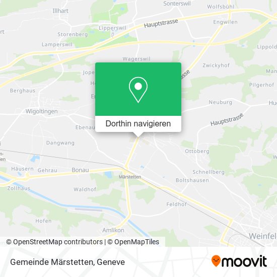 Gemeinde Märstetten Karte