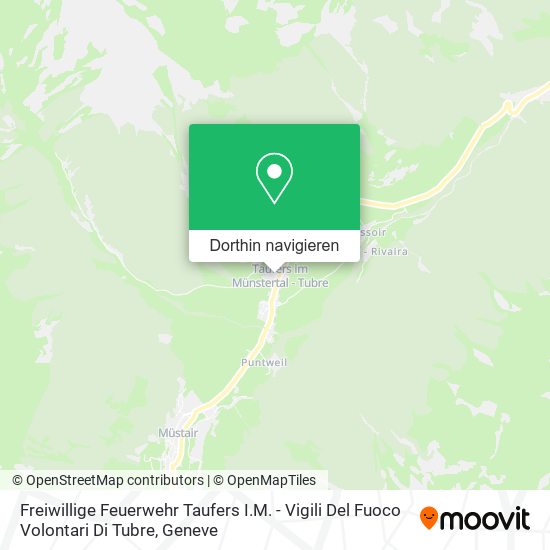 Freiwillige Feuerwehr Taufers I.M. - Vigili Del Fuoco Volontari Di Tubre Karte