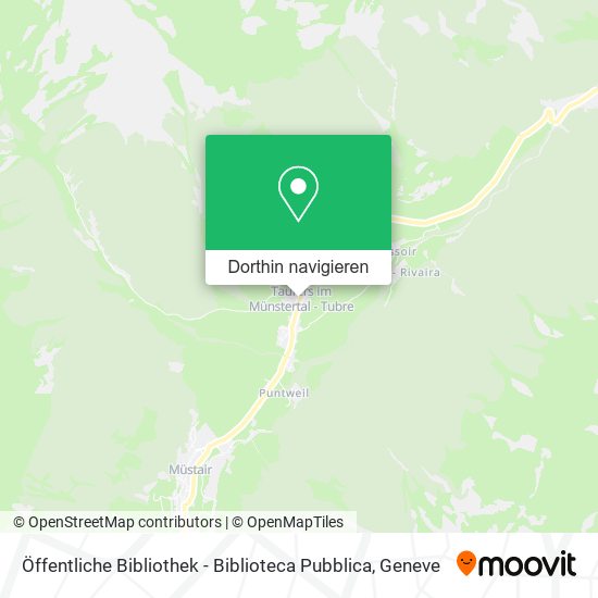Öffentliche Bibliothek - Biblioteca Pubblica Karte