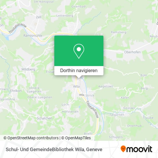 Schul- Und Gemeinde­Bibliothek Wila Karte