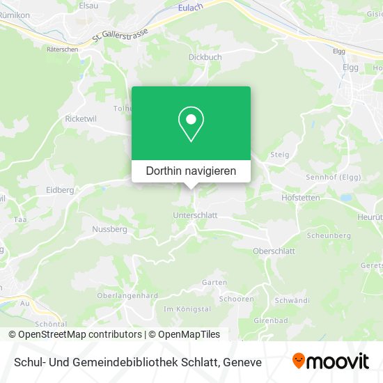 Schul- Und Gemeindebibliothek Schlatt Karte