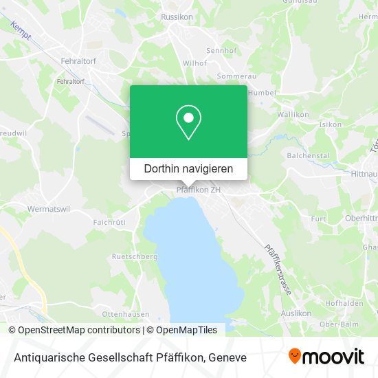 Antiquarische Gesellschaft Pfäffikon Karte