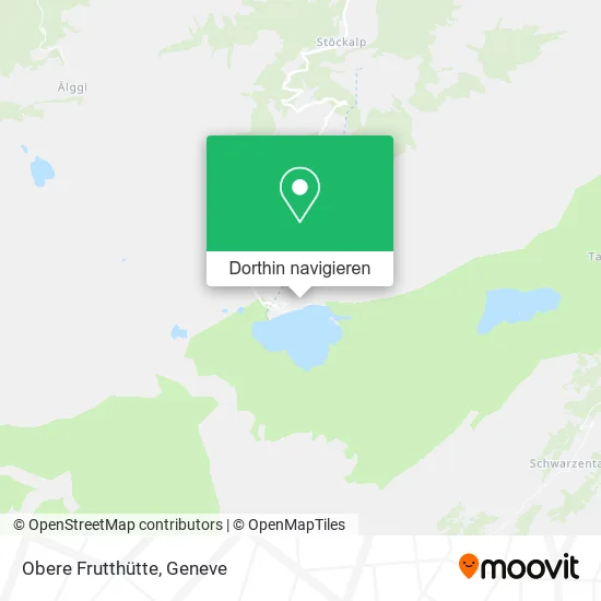 Obere Frutthütte Karte