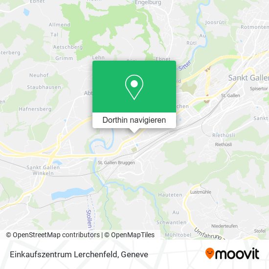 Einkaufszentrum Lerchenfeld Karte