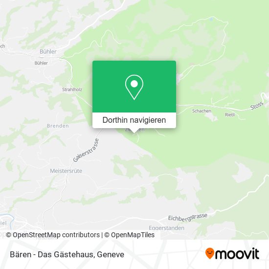 Bären - Das Gästehaus Karte