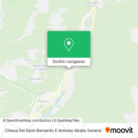 Chiesa Dei Santi Bernardo E Antonio Abate Karte