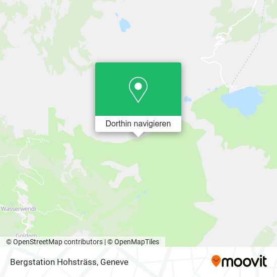 Bergstation Hohsträss Karte