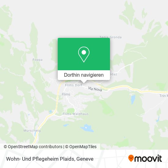 Wohn- Und Pflegeheim Plaids Karte