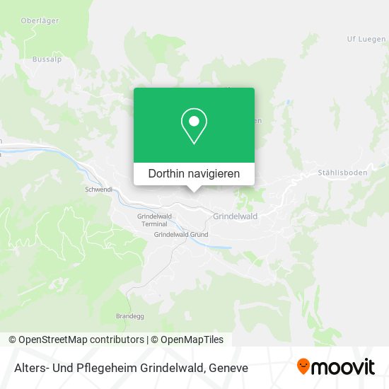 Alters- Und Pflegeheim Grindelwald Karte