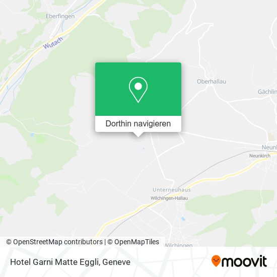 Hotel Garni Matte Eggli Karte