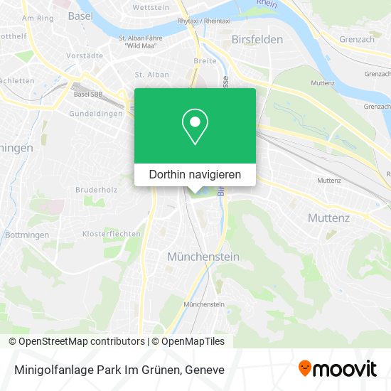 Minigolfanlage Park Im Grünen Karte