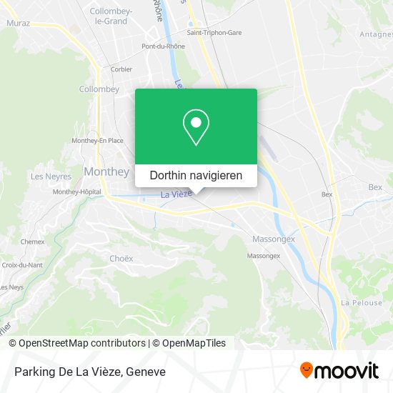 Parking De La Vièze Karte