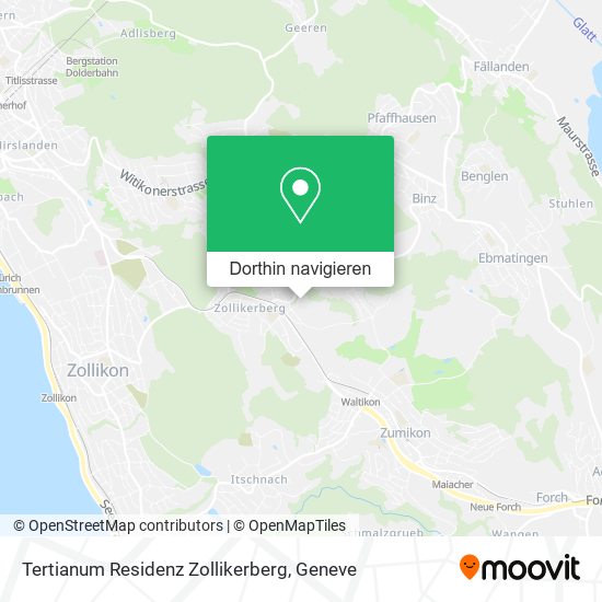 Tertianum Residenz Zollikerberg Karte
