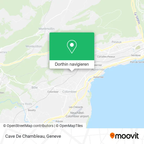 Cave De Chambleau Karte