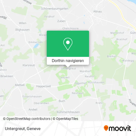Untergreut Karte
