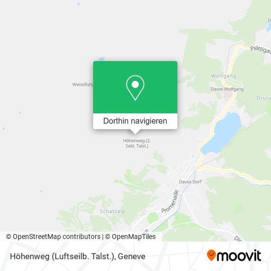 Höhenweg (Luftseilb. Talst.) Karte