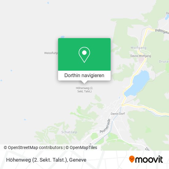 Höhenweg (2. Sekt. Talst.) Karte