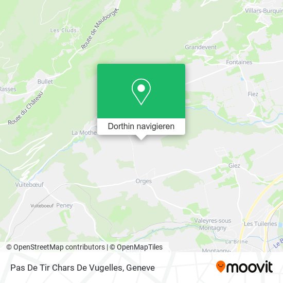 Pas De Tir Chars De Vugelles Karte