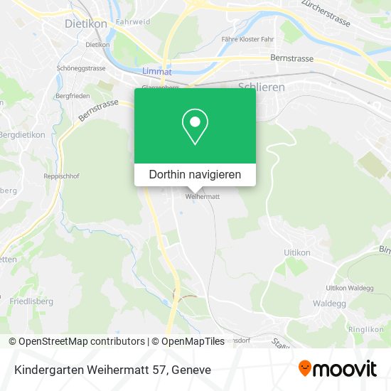 Kindergarten Weihermatt 57 Karte
