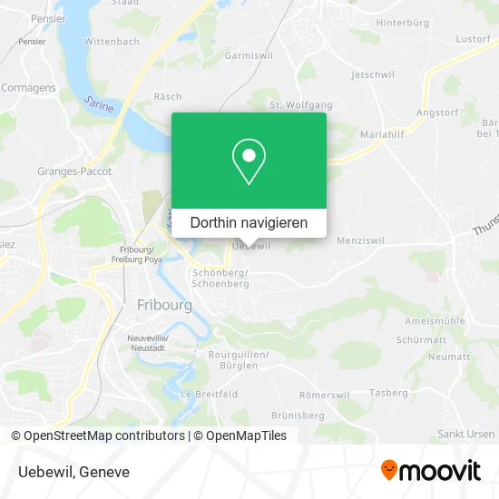 Uebewil Karte
