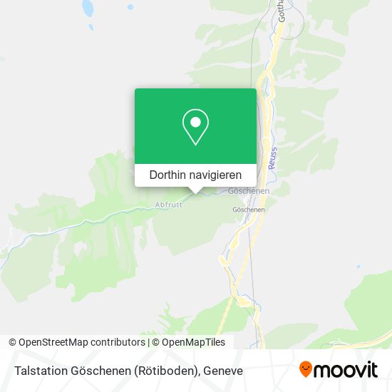 Talstation Göschenen (Rötiboden) Karte