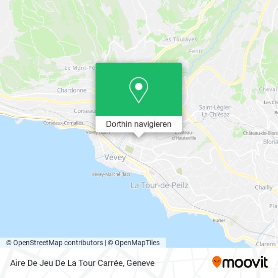 Aire De Jeu De La Tour Carrée Karte