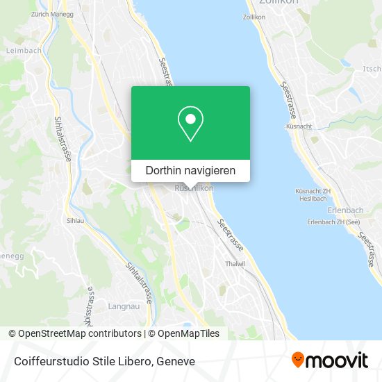Coiffeurstudio Stile Libero Karte