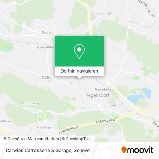 Carwies Carrosserie & Garage Karte