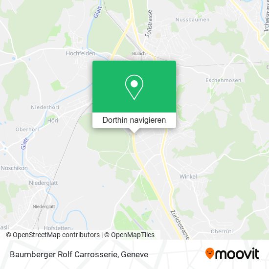 Baumberger Rolf Carrosserie Karte