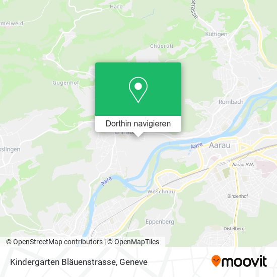 Kindergarten Bläuenstrasse Karte