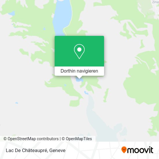 Lac De Châteaupré Karte