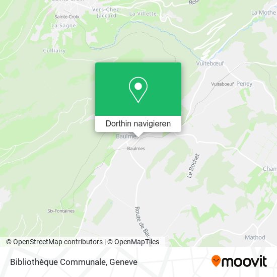 Bibliothèque Communale Karte