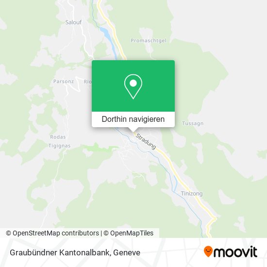 Graubündner Kantonalbank Karte
