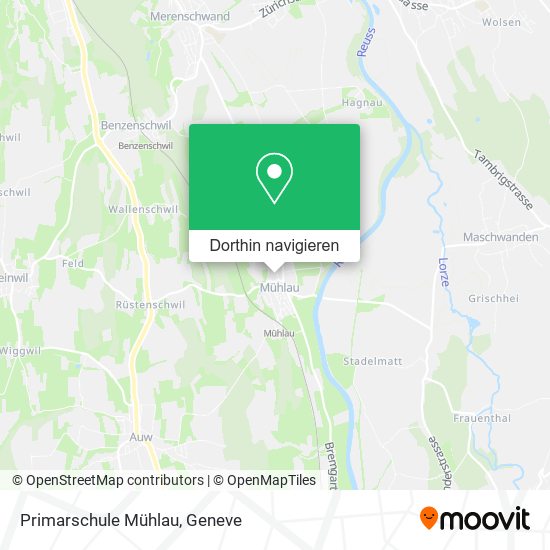 Primarschule Mühlau Karte