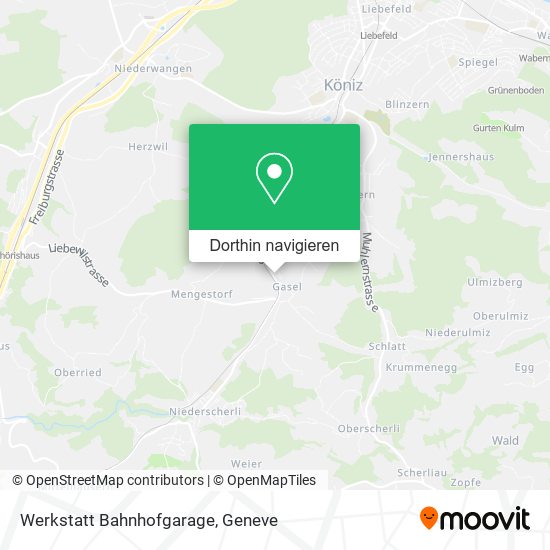Werkstatt Bahnhofgarage Karte